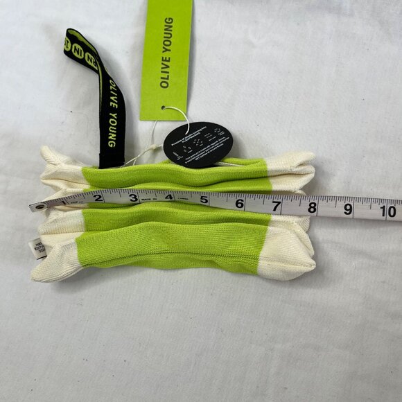 PleatsMama Korean Sustainable Knit Bag Olive Young Collaboration Make Up Pouch - Picture 11 of 12